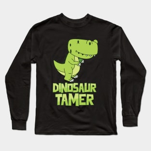 Dinosaur Reptile Tamer Evolution funny Dino Claws Long Sleeve T-Shirt